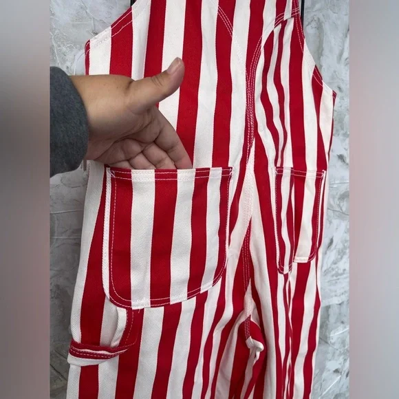 LISA SAYS GAH Lucy Overall - Pomodoro Stripe size S/XS - Picture 15 of 17